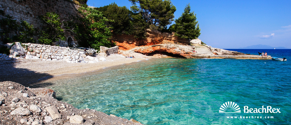 Beach Skalinada Zavala Island Hvar Dalmatia Split Croatia